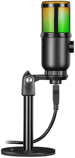 Игровой стрим микрофон Defender Glow GMC 400 USB