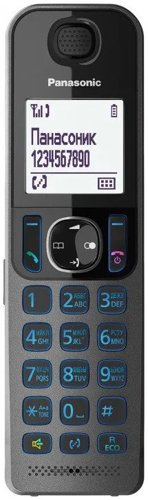 Радиотелефон PANASONIC KX-TGF310 (RUM) Черный металлик