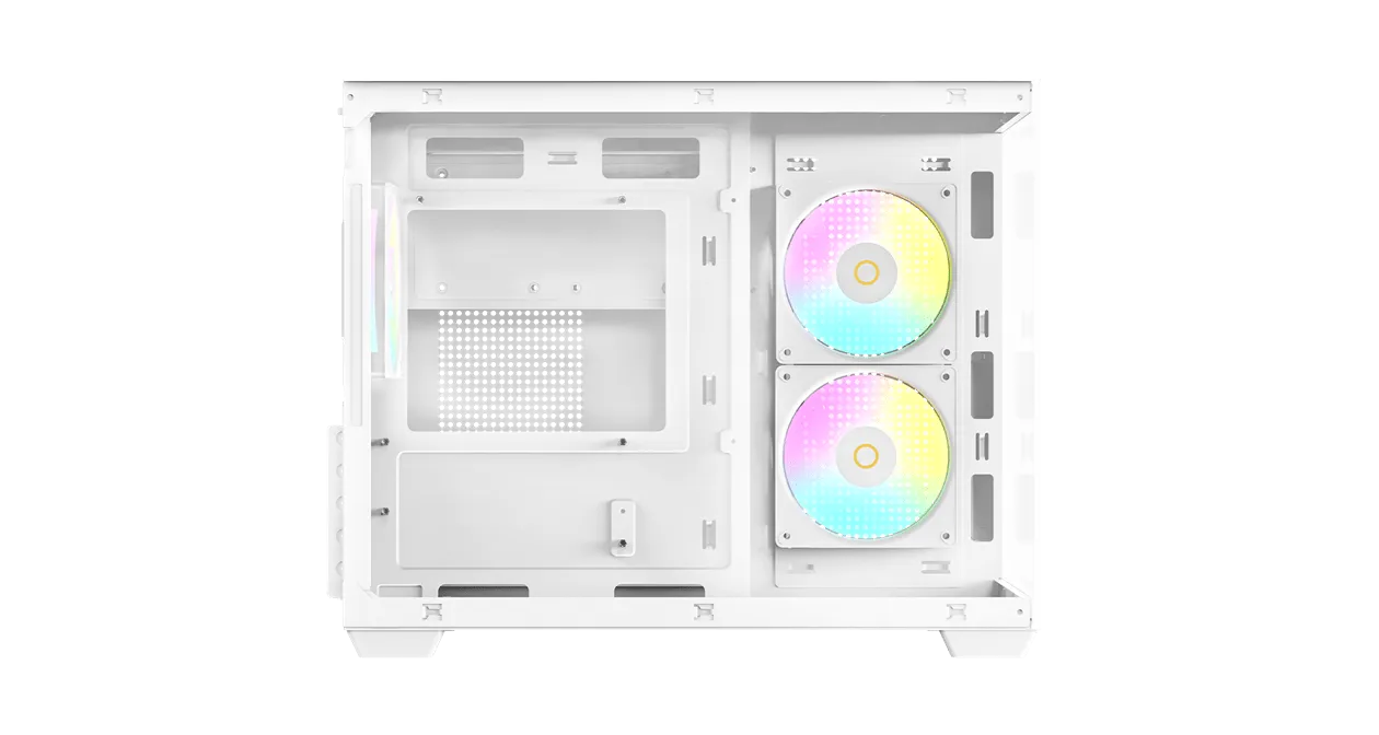 Корпус Ocypus Gamma C54 WH ARGB mATX/ITX 3xUSB Белый Gamma-C54-WHD300XX-GL