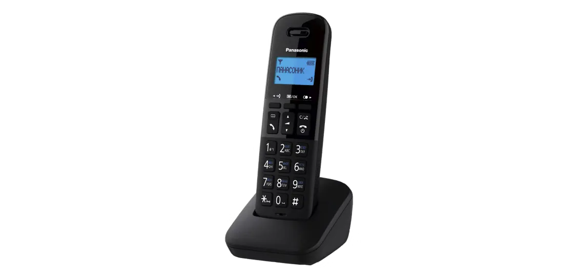Радиотелефон PANASONIC KX-TGB610 (RUB) Черный