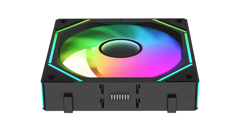 Вентилятор для корпуса Ocypus Gamma F12 UNI BK ARGB REVERSE BLADE 1x(123x120x25mm), 800-1800 RPM Чер