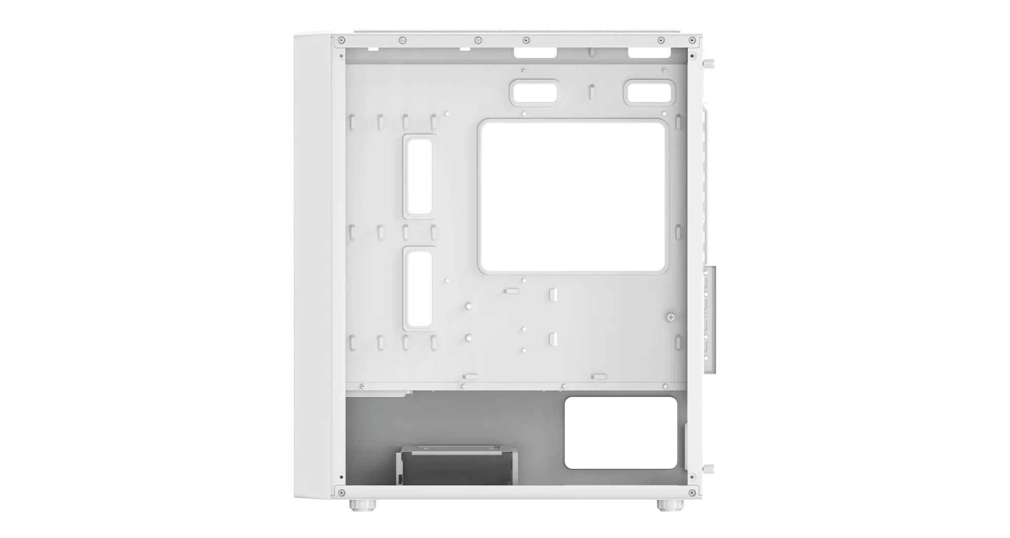 Корпус Ocypus Gamma C50 WH ARGB mATX/ITX 3xUSB Белый Gamma-C50-WHG400XX-GL