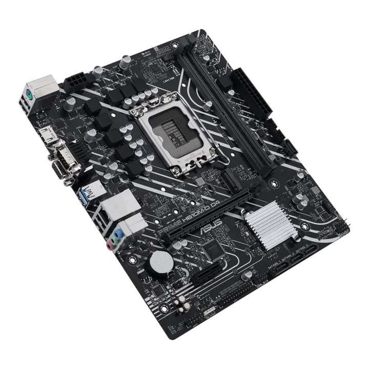 Материнская плата ASUS PRIME H610M-D D4, LGA1700 2xDDR4 4xSATA3 M.2 D-Sub HDMI COM mATX