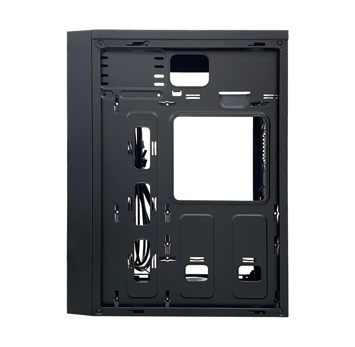 Корпус NOMAD NMD-C6013 mATX 1x3.5" 2x2.5" USB3.0х2 USB2.0х1 Черный, Без БП