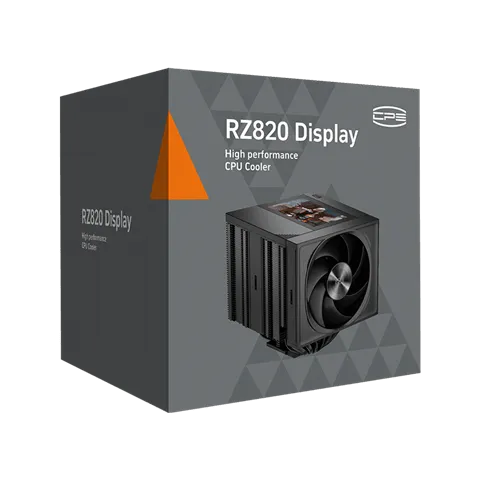 Вентилятор для процессора PCCooler RZ820 Display BK 300W 4pin 1851/1700/1200/115X/20XX/AM4/AM5